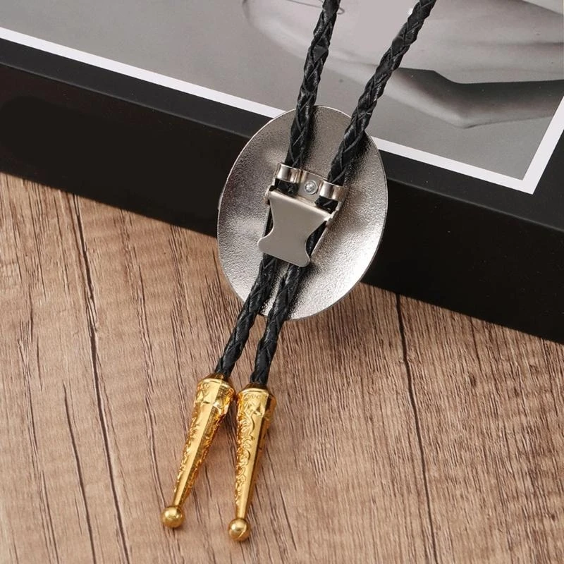 

Винтажный подвеска боло -галстук формальное мероприятие Pu geltie mens rodeos рубашка галстук y166