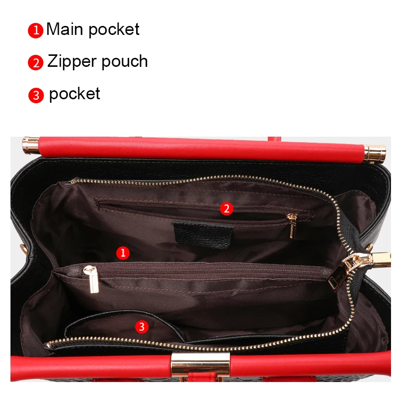 Genuine leather contrasting color bag for women\'s large capacity handbag 2024 new single shoulder middle-aged mom bag tote bag