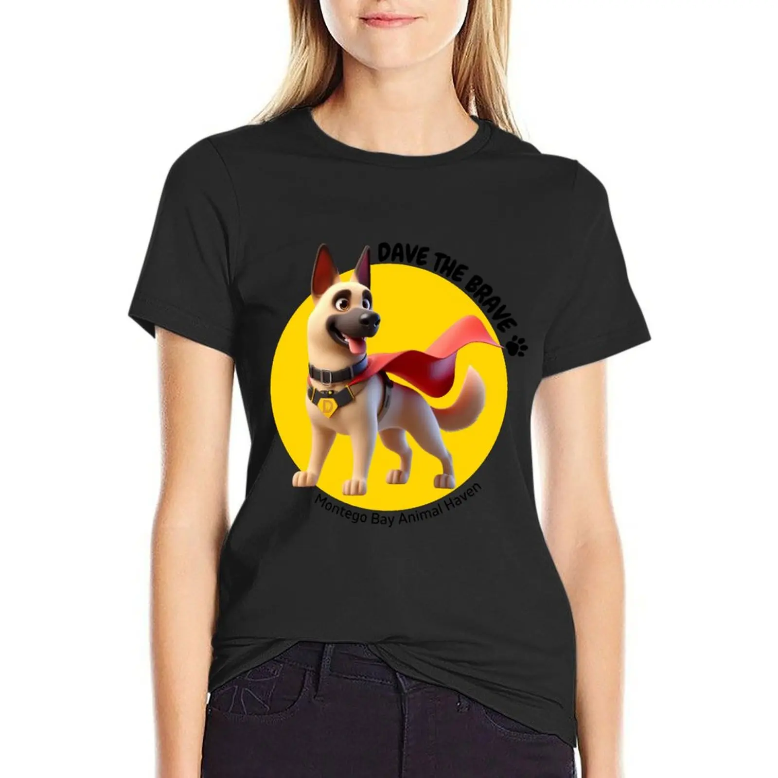 

Dave The Brave T-Shirt hippie clothes anime clothes animal prinfor western t shirts for Women