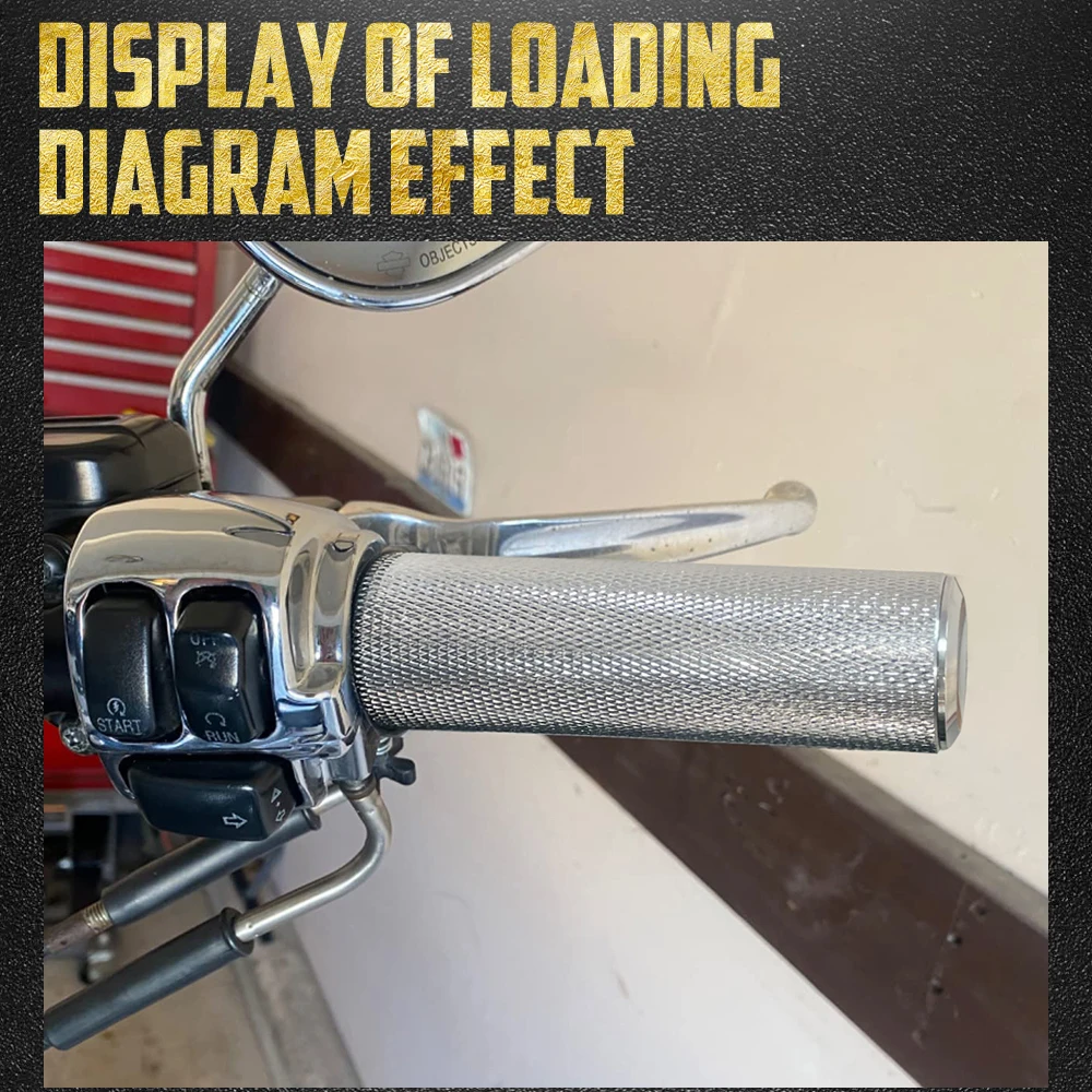 Motorcycle 1\'\'25mm Hand Grips Aluminum Handlebar Grip Black Chrome For Harley Sportster XL Touring FLHR Road Glide Dyna Softail