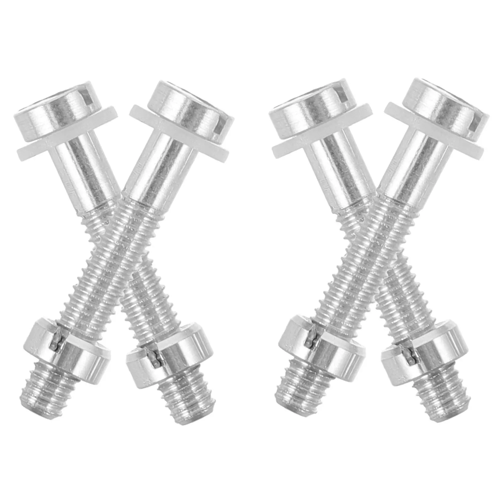 

4Pcs Black Vinyl Record Player Screws Turntable Mounting Kit Metal Headshell Cartridge Mounting Hardware Alloy Fastener Screws