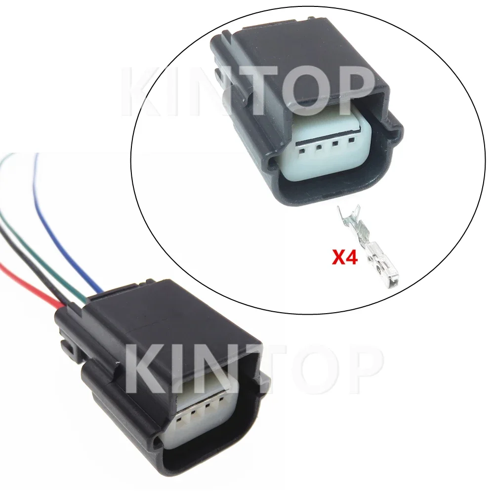 1 Set 4 Pins 3148-00 Auto Antenna Module Low Current Wiring Socket AC Assembly For Ford Car Sensor Sealed Connector With Wires
