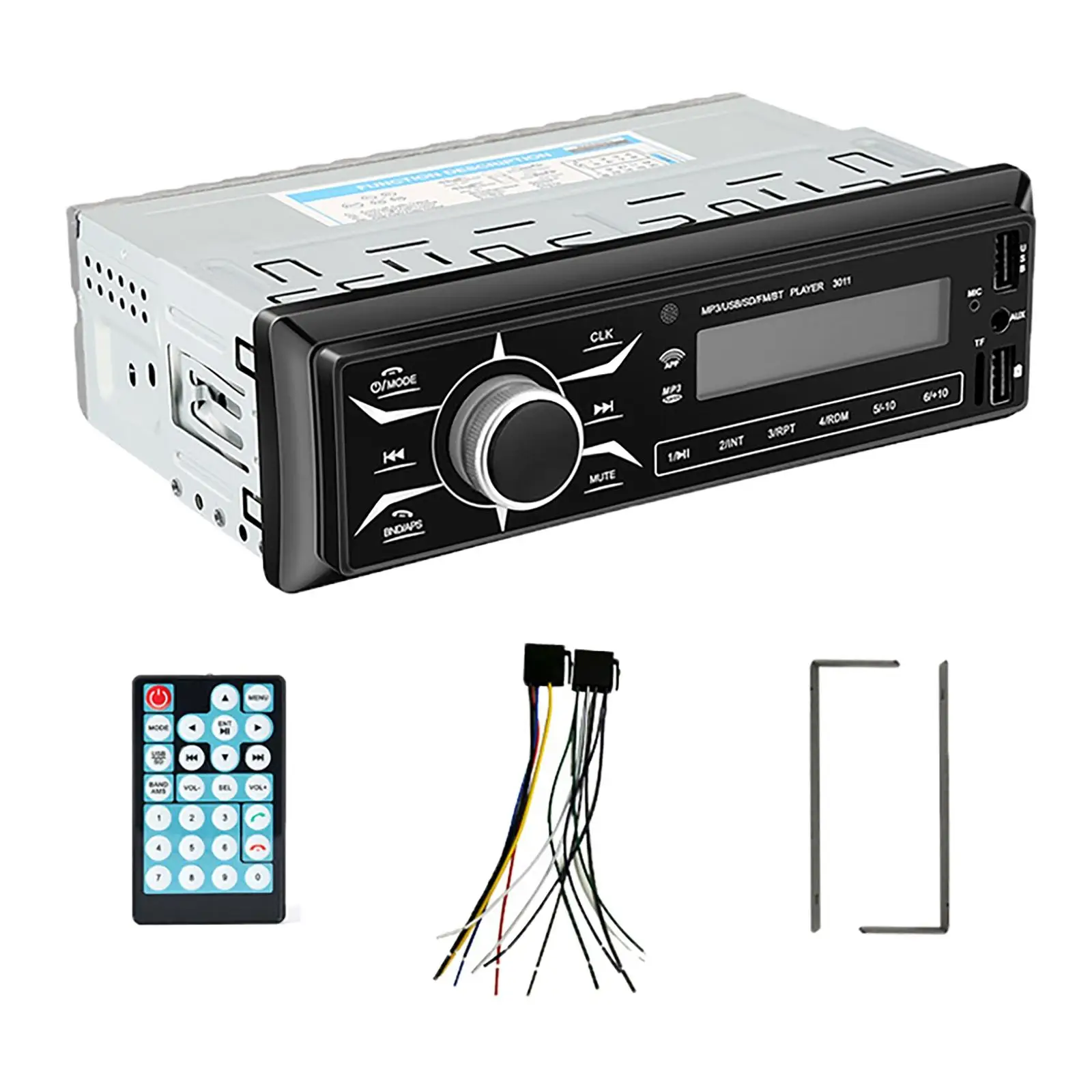 

Автомобильный MP3-плеер 24В с пультом дистанционного управления, мультимедиа, функцией Handsfree и USB-накопителем для автомобилей