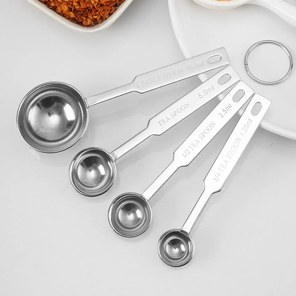 

12Pcs Stainless Steel Measuring Spoons Set Precise Scale Long Handle for Coffee Baking Cooking Measuring Spoon Set