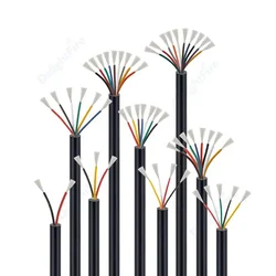 18 16 14 AWG LED Strip Extension Cable 2 3 4 5 6 7 8 Cores Conductor Flexible LED Wire For Audio Speakers Automotive Lamps