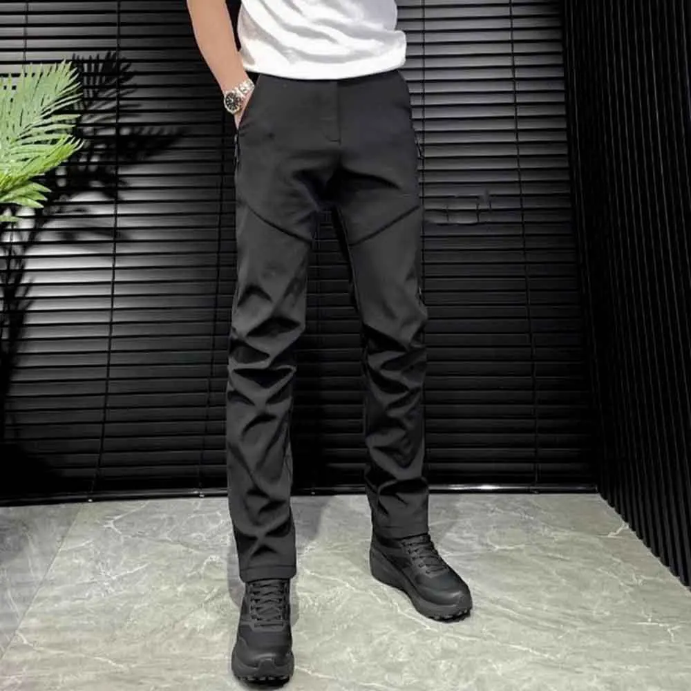 

Men Fall Cargo Deconstructed Slim Fit Casual Pants Streetwear Fashion Youth Outdoor Versatile Straight Leg Pants Men'S Clothing