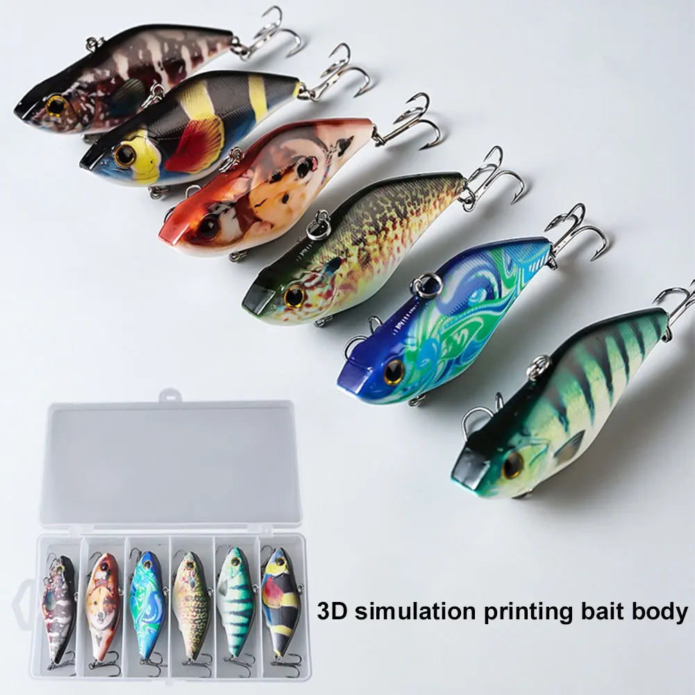 

6pcs Long Casting Sinking Wobbler 7cm 17g Fishing Lure Swimbait Artificial Bait for Bass Fishing