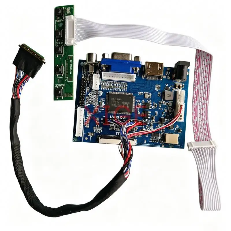 

For M101NWT2 M101NWT4 HSD101PFW4 HSD101PFW2 Controller Board Kit Laptop Monitor Panel AV+HDMI+VGA LVDS-40 Pin 1024*600 1024x600