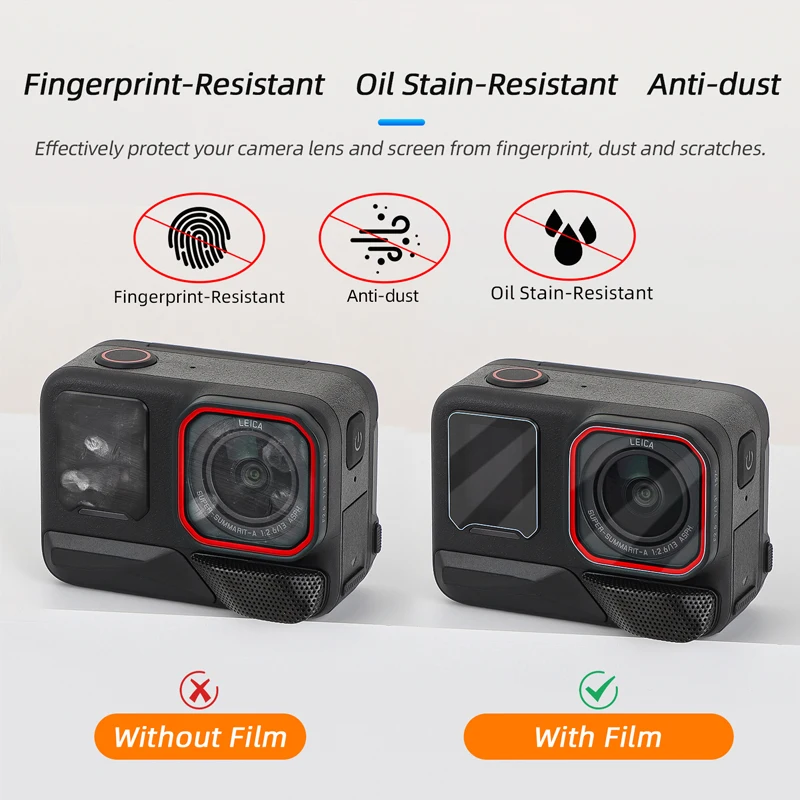 Tempered Glass for Insta360 Ace Pro 2 Screen Camera Lens Protector Glass Film for Insta 360 Ace Pro 2 Protection Accessories