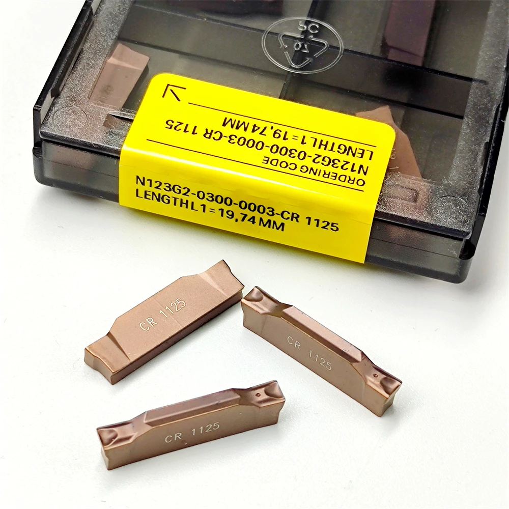 Imagem -05 - Anfitrião Vender 10 Peças Ferramenta Cnc N123g20300-003-cr1125 Carboneto Inserir Lâmina Torno para Torneamento Externo de Alta Qualidade