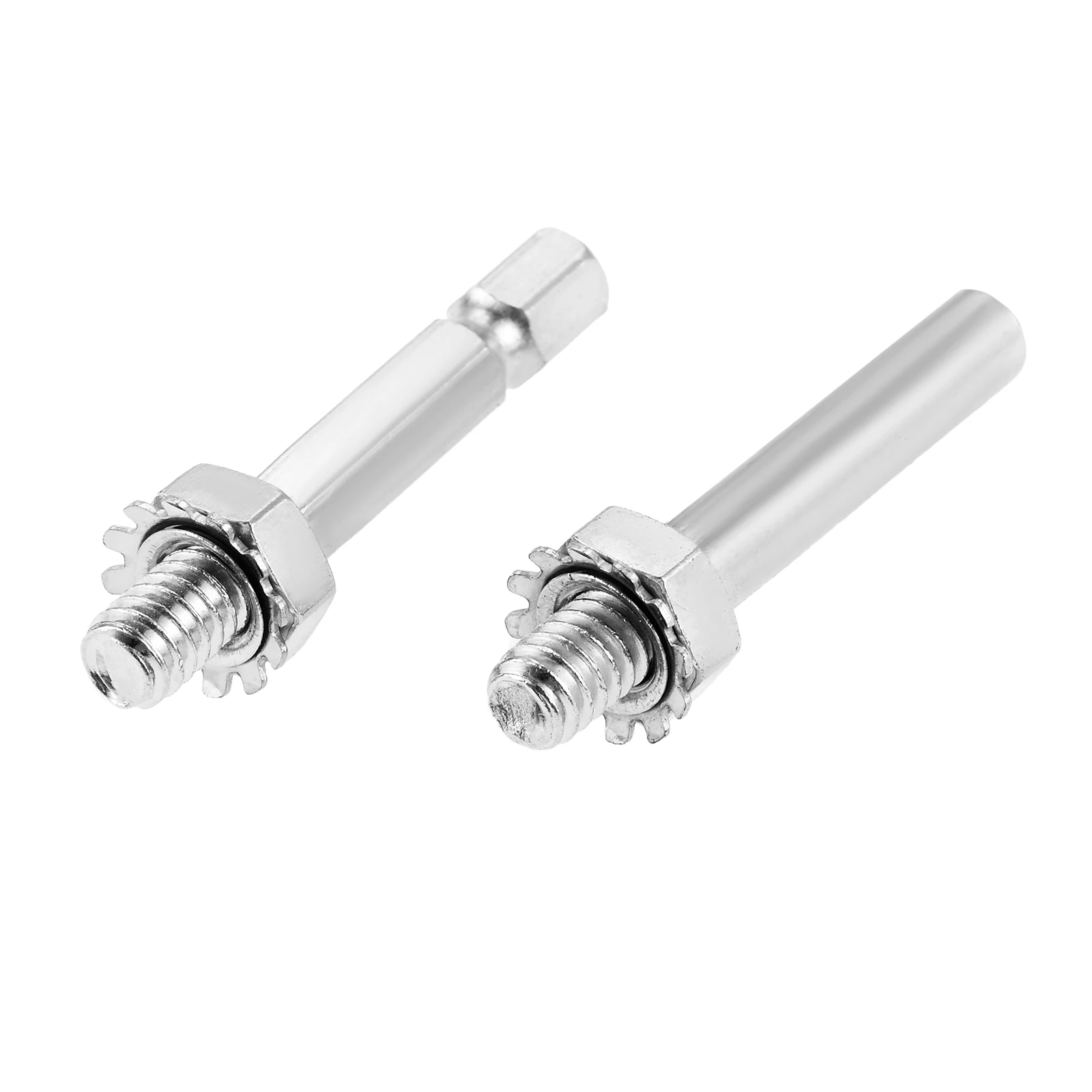 45개 2인치 양모 연마 휠 퀵 체인지 샌딩 디스크 +1/4인치 롤 락 홀더 + 다이 그라인더 로터리 툴 드릴용 핸들 2개