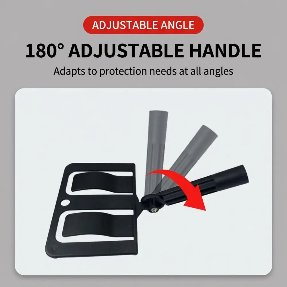 Adjustable Angle Spray Shield Holder Four Sections Rod Support Stand Set Extended Spray Shield Holder Paint Shield Holder