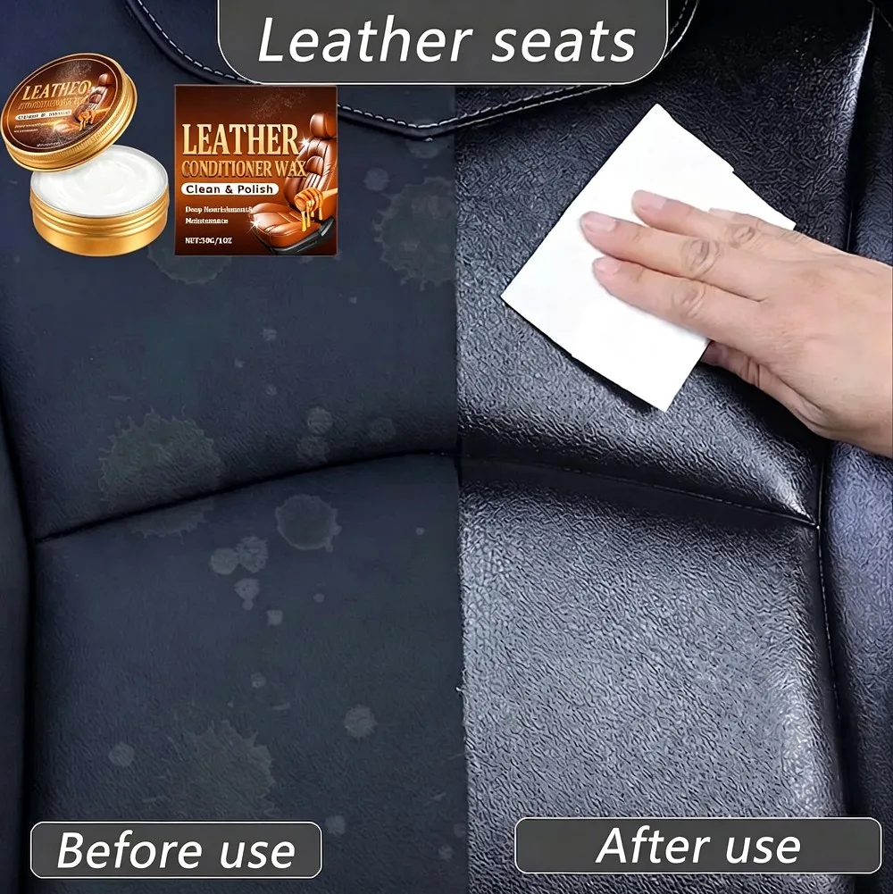 1/2/3PCS Multifunctional Leather Cleaning Care Oil Polish For Car Seat Sofa Bag Shoes Jacket Polishing Refurbishment Maintenance