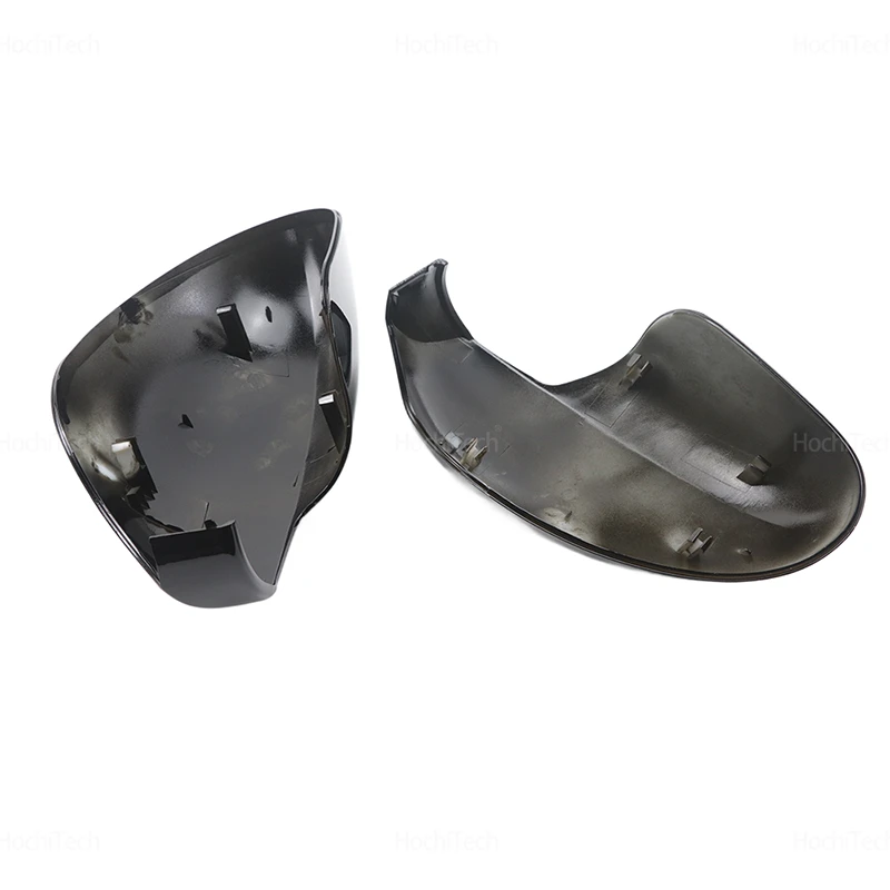 For Seat Ibiza MK3 6L 2002-2008 Bright Black Carbon Fiber Car Rear View Door Wing Side Mirror Cover Caps Shell Case With Tool