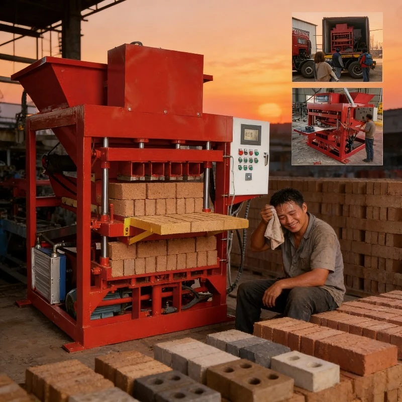 Egg Laying Type Cement Brick Making Machine Concrete Block Machine Factory Price