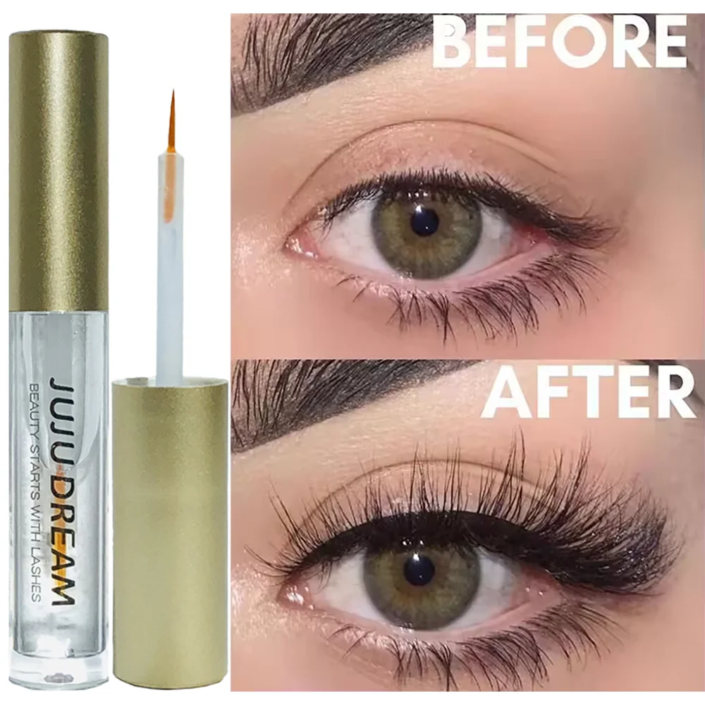 まつげ成長液 栄養エッセンス、天然成分、長くカールしたまつげ、アイコスメ、まつげ強化