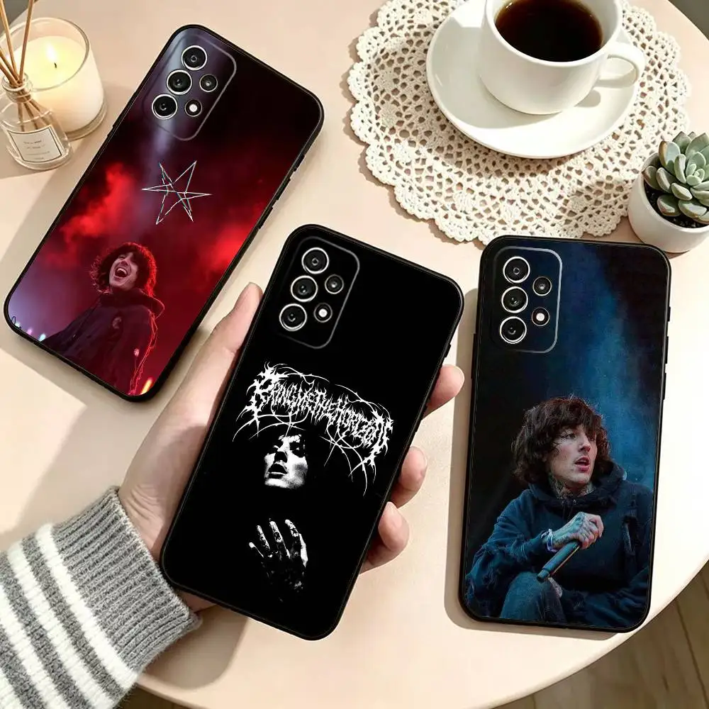 O-Oliver Sykes BMTH  Phone Case Black Silicone Soft For Samsung S25,S24,S21,S22,S23,S30,Ultra,S20,Plus,Fe,Lite