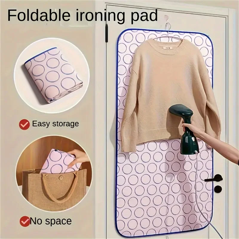 Seis capas de tabla de planchar suave, gruesa, impermeable, antideslizante, protección de viaje, aislamiento térmico, estera de planchado
