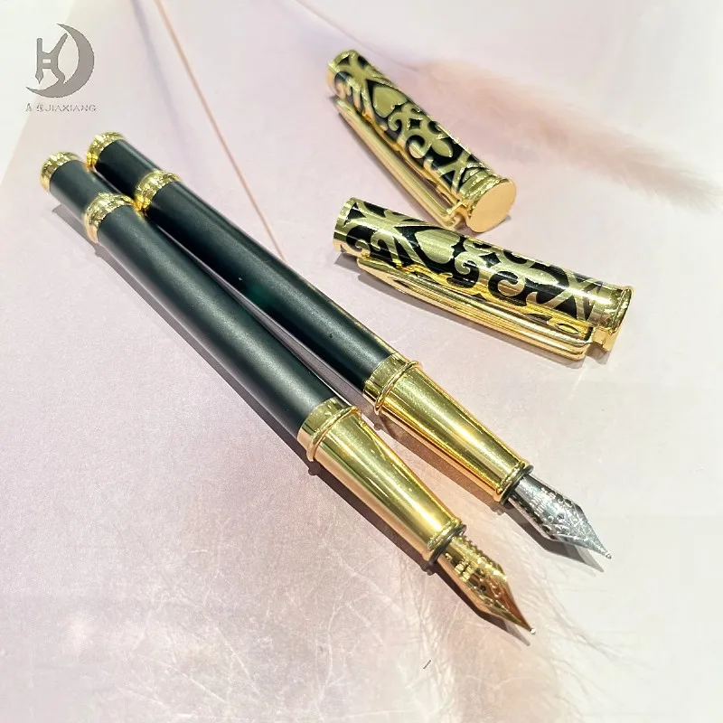 

Премиум 139, свадебный сувенир, черная золотая ручка для каллиграфии, ручка для подписи Executive, подходит для выпускного и праздничного подарка