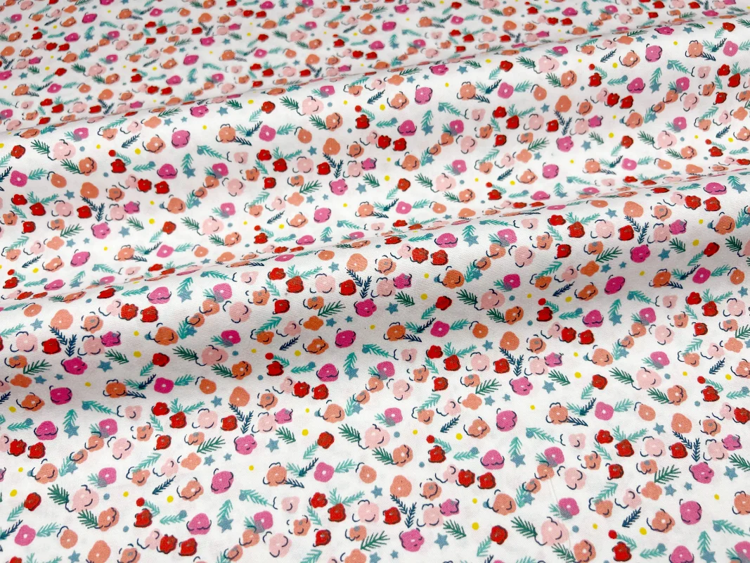 160x50cm Small Flower Cotton Twill Printed Cloth Bedding Clothes and Dresses Tablecloth Decoration DIY Fabric