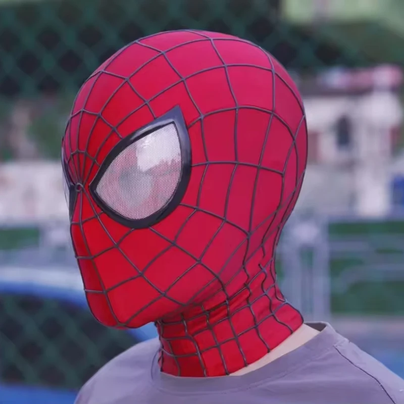 

Hot Spider-Man 2 Handcrafted High-Quality Mask Garfield'S Version Of Peter Parker Amazing Halloween Cosplay Xmas Christmas Gifts