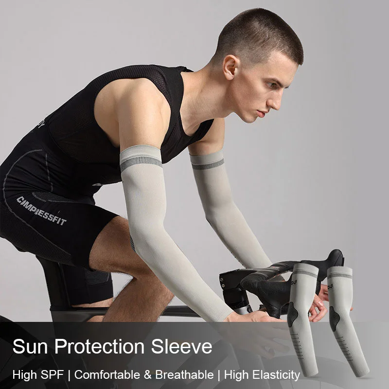 

Summer UV Protection Ice Silk Arm Sleeves – Unisex Seamless Moisture-Wicking & Quick-Dry For Cycling/Camping/Hiking/Sports