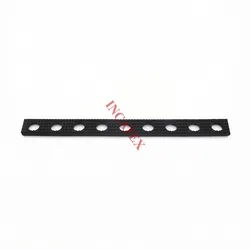 100 Pcs Good Quality Tajima Embroidery Machine Spare Parts Presser Foot Adjusting Rubber 9 Holes Thickness 2mm With Buffer Black