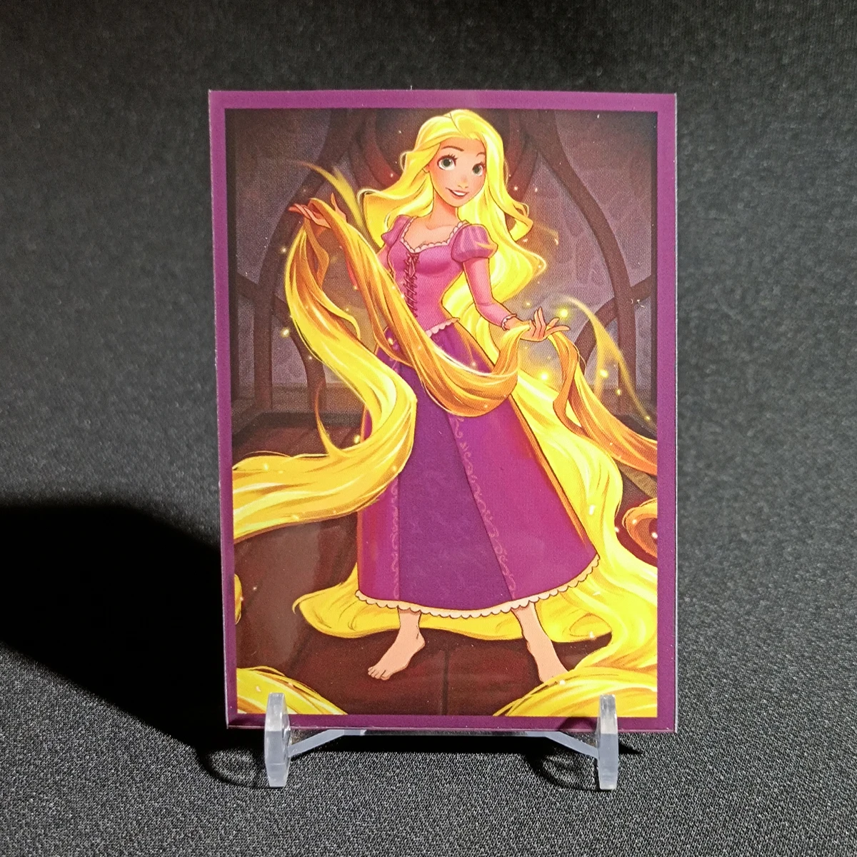 60 buste per carte anime Premium Rapunzel, materiale PP durevole, 66x91 mm, ideali per proteggere l'archiviazione di carte magiche/TCG/contative