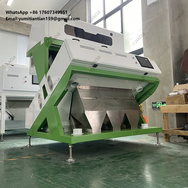 

Intelligent 3-Channel Optical Seed Color Sorter for Sorting Sunflower Red Melon Seeds Durable Color Sorting Machine