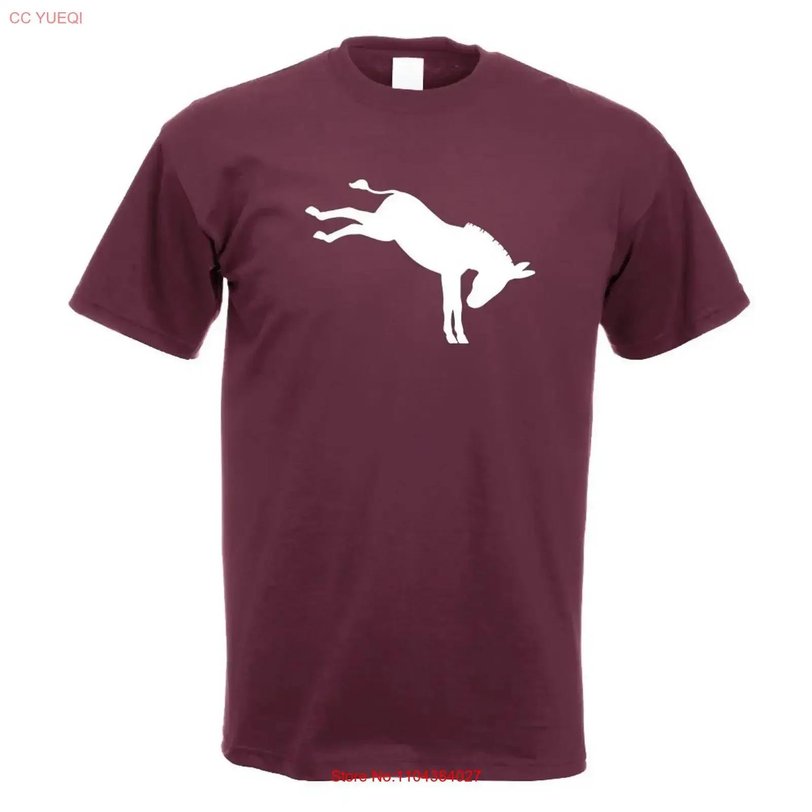 T-shirt unisexe Donkey 3 Stubborn Men's Design, style vintage, légèrement extensible, polyvalent, respirant, confortable, élégant et doux