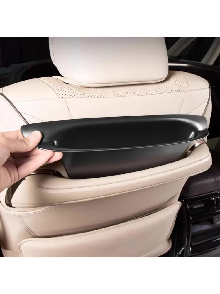 

For Toyota Alphard 40 Series 2024 2025 Front Seat Back Storage Box ABS Seat Organizer Interior Tidying Accessories