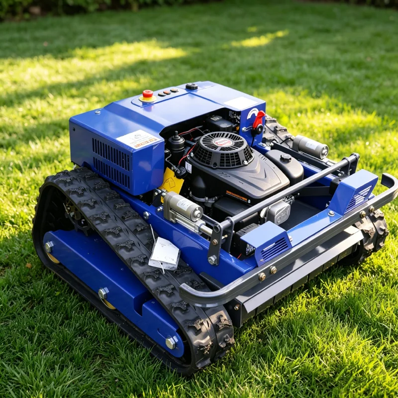 

Customized agricultural and forestry machinery, remote-controlled lawn mower, tracked orchard and tea garden clearing machine
