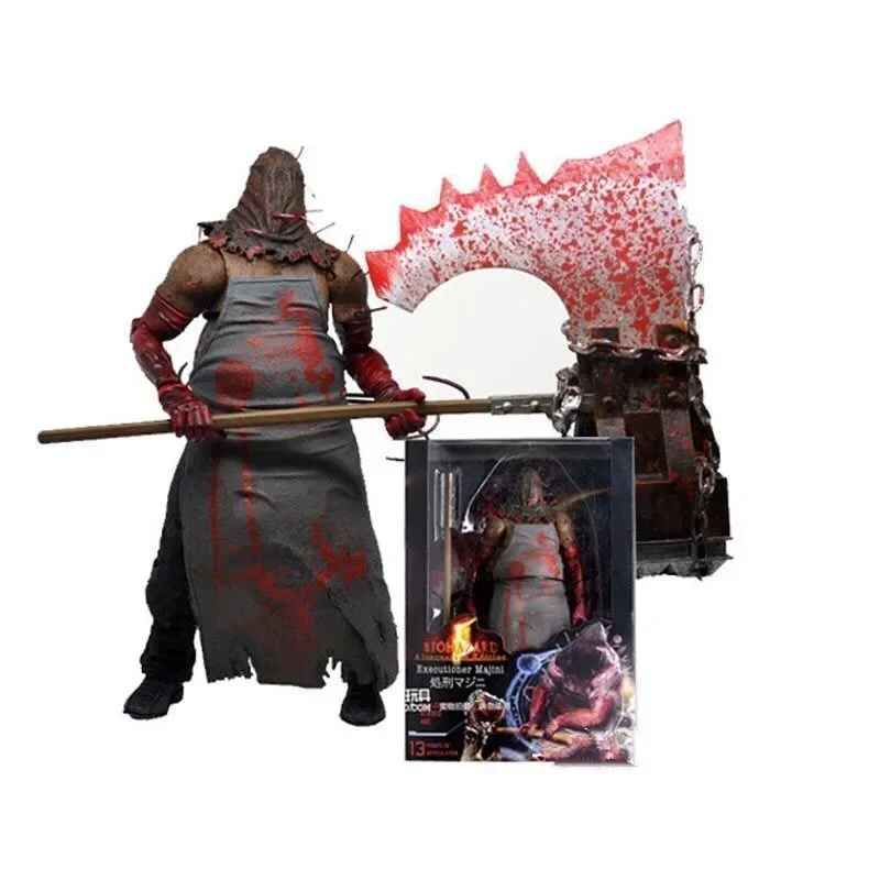 NECA  Anime Movies Resident Evil Biohazard Character Executioner Majini  Action Figure Halloween Toys Gifts