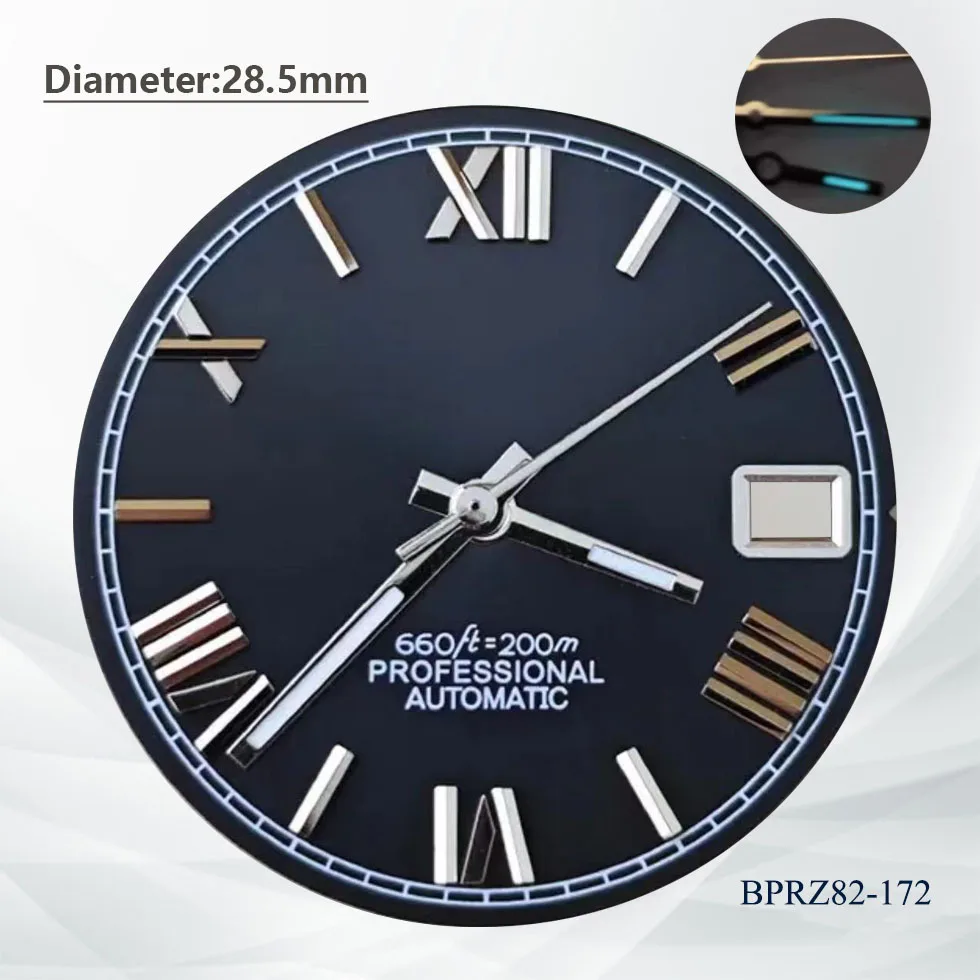 28.5mm NH35 S Logo High-Quality Products Rome Number S Logo Dial Suitable Date_Just For Nh35 Nh36 Movement Repair Tools