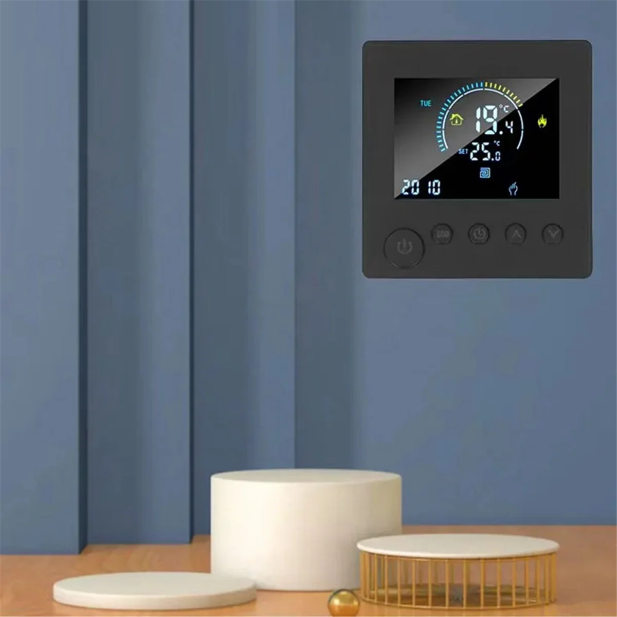 ATS-WiFi Termostato intelligente Riscaldamento a pavimento elettrico Acqua Caldaia a gas Temperatura Telecomando wireless di Tuya