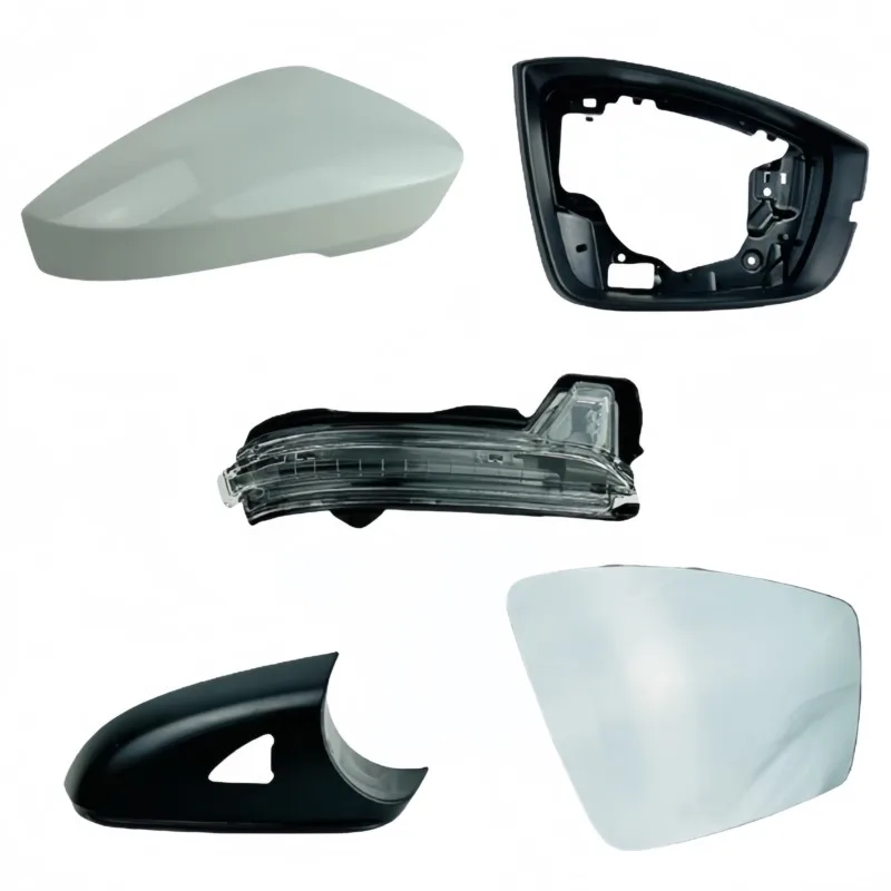 For Skoda Kodiaq Karoq Outside Rearview Mirror Cover Side External Rear Viem Mirror Cap Housing House Frame Lid