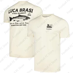 2024 New Arriavl Summer Godfather Contenders Clothing Luca Brasi Fish Market T-Shirt100%Cotton Environmental Protection Material