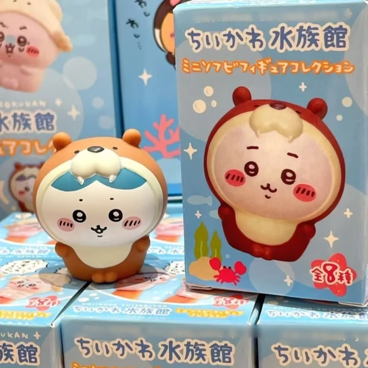 Yiji Kawaii Anime Cartoon Modell-Zubehör Niedlicher Selbstironischer Bär Aquarium Usagi Hachiko Puppe Kindergeschenk Spielzeug – Detail 6