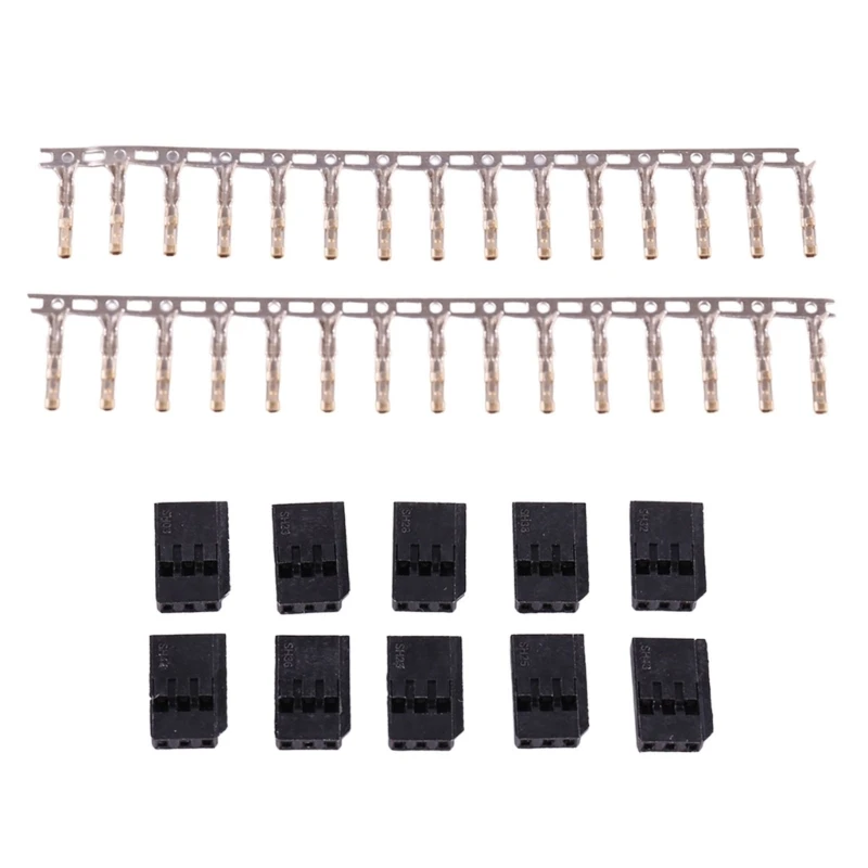 Do zestawu wtyczek serwo Futaba żeńskie/męskie 10/20 zestawów złączy przedłużających Diy