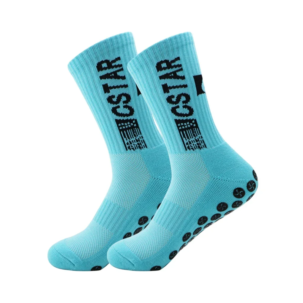 1 Pair Non Slip Sport Soccer Socks, Unisex Athletic Sports Grip Socks for Women and Men