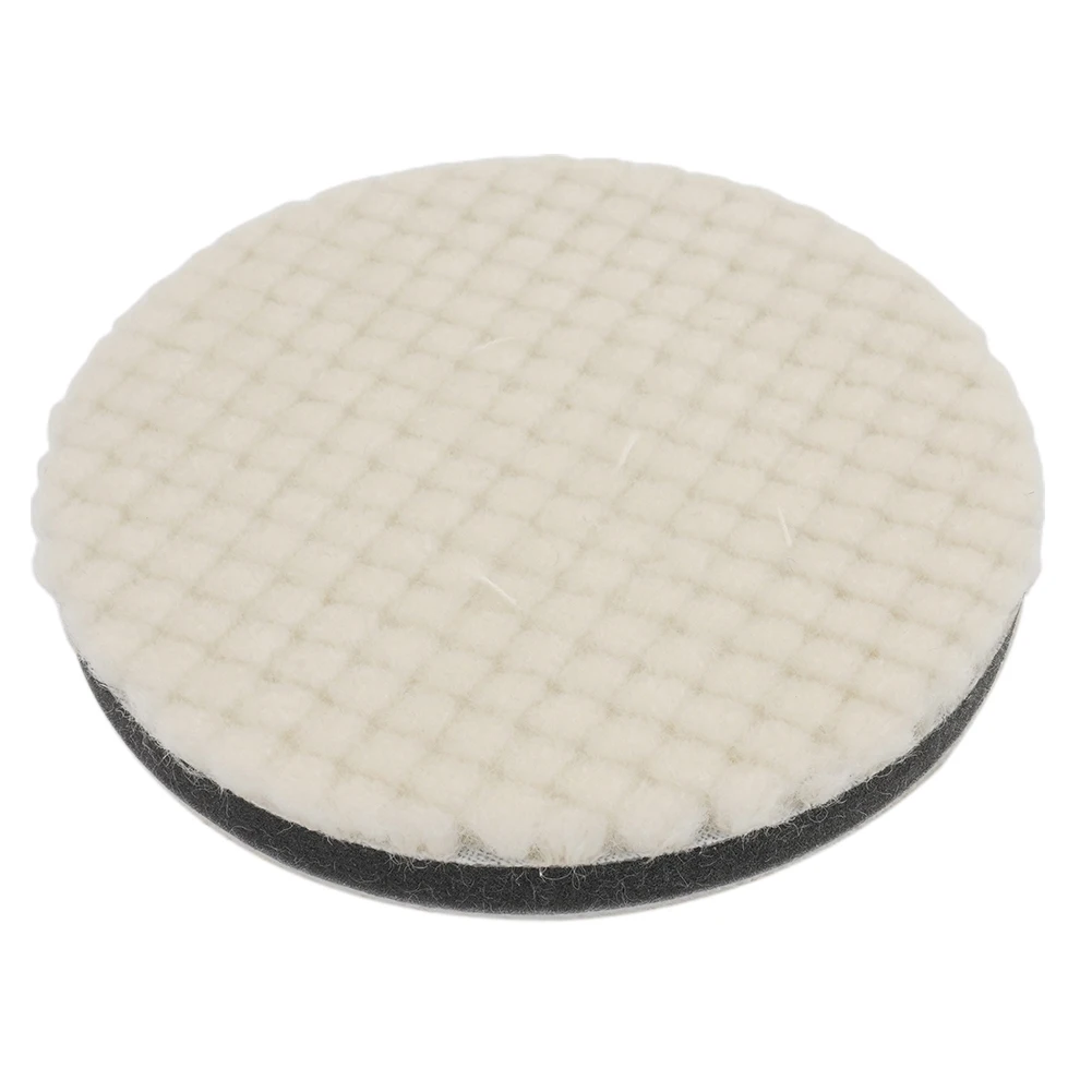 1pc 5/6/7inch Wool Polishing Pads Waxing Buffing Pad For Polishing SealingCars CleaningPolisher Tool