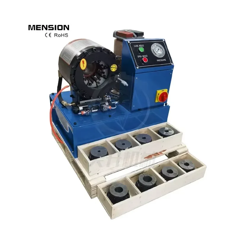 P20 Factory Sales Pipe Fitting Curling Machine 1 1/2 Service Truck Hydraulic Hose Curling Machine with the Most Competitive
