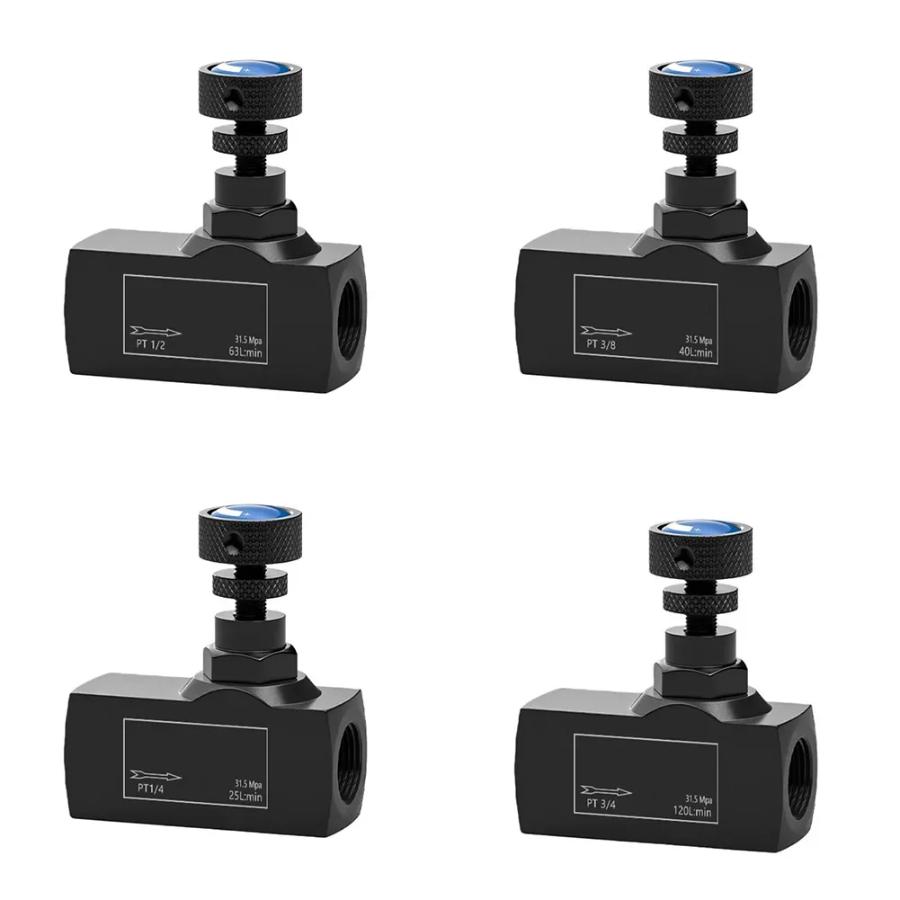 1pc Adjustable Hydraulic One-Way Throttle Valve For Injection Molding Machines Accessories Easy Installation