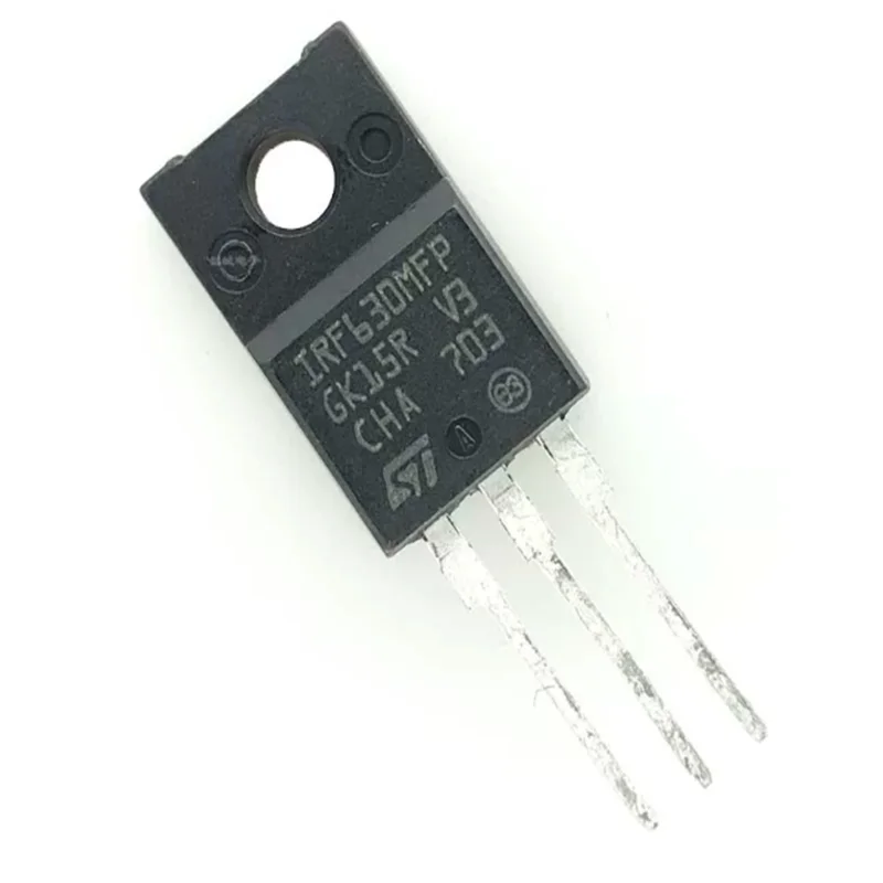 5PCS-20PCS IRF630MFP  TO220F 200V 9A N-channel power MOSFET for medium- to high-voltage power switch applications
