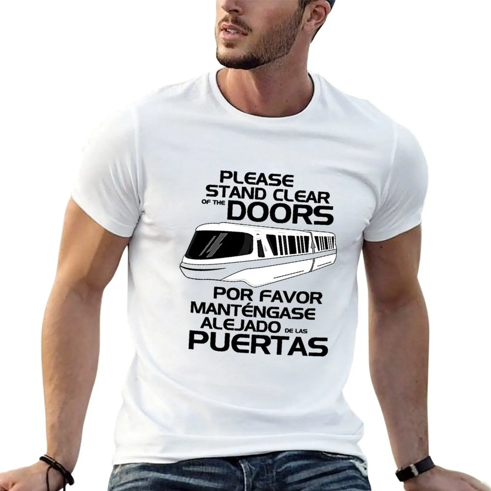 Please Stand Clear T-Shirt Summer Print Short Sleeve Tee