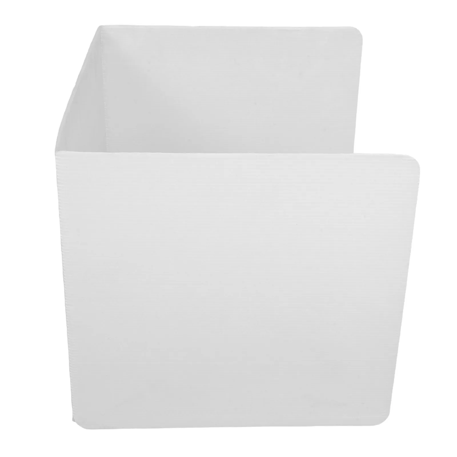 

Белая пластиковая перегородка для рабочего стола - Трехсекционная разделительная панель для учебы - Защитный экран для экзаменов в классе, многоразовая настольная панель-экран