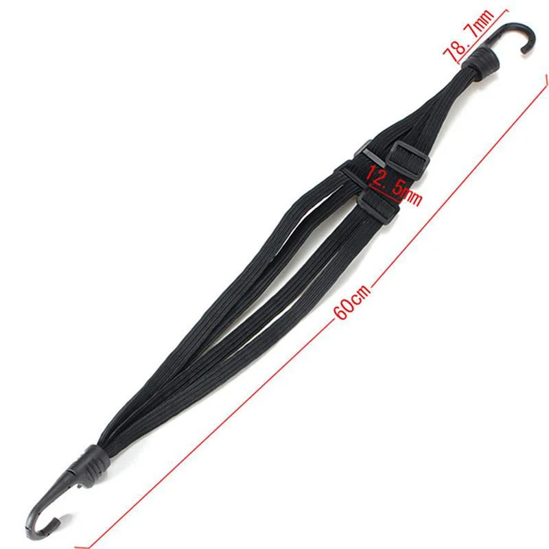 Picture 5: Universal 60cm Motorcycle Luggage Strap Moto Helmet Gears Fixed Elastic Buckle Rope High-Strength Retractable Protective Net