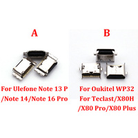 2-10Pcs USB Connector Plug Dock Charging Charger Jack For Ulefone Note 13P 14 16 Pro Note14 Oukitel WP32 Teclast X80H X80 Plus