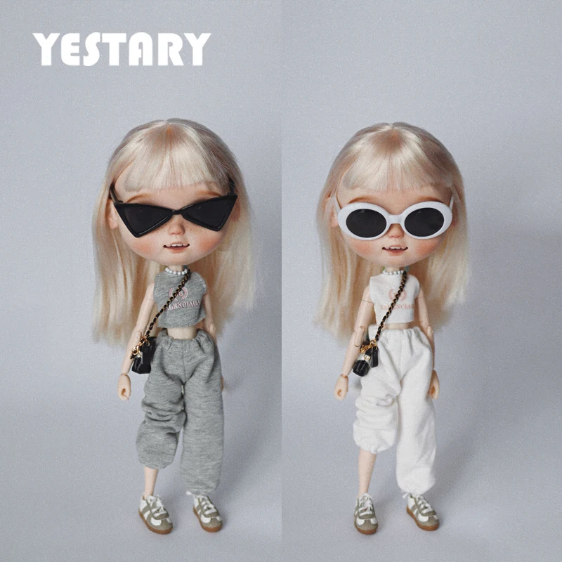 

YESTARY BJD Blythe Doll Clothes Obitsu 24 Dolls Accessories Clothing Fashion Dolls Clothes Toys Cute Gym Clothes For Girls Gifts