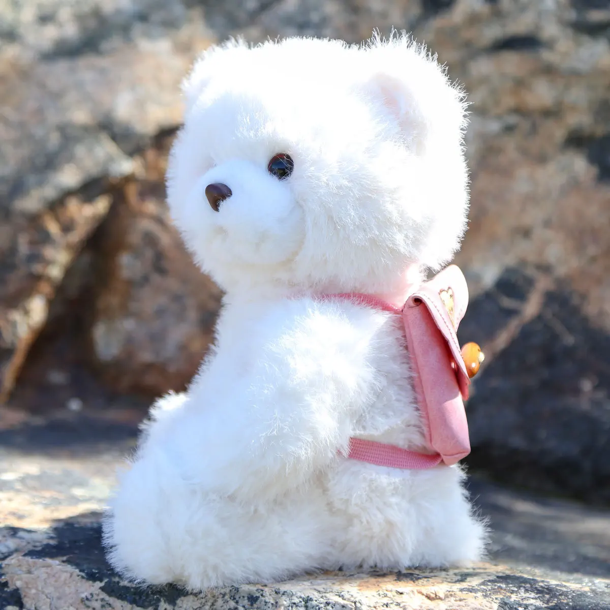 Sac à dos de dessin animé 25cm/35cm, petit ours en peluche, jouet créatif et mignon, Animal ours en peluche, décoration de chambre, cadeaux d'anniversaire